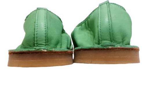 【KOBE DADA CAM-2 グリーン】本革国産コンフォートスリッポン